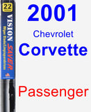 Passenger Wiper Blade for 2001 Chevrolet Corvette - Vision Saver