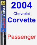 Passenger Wiper Blade for 2004 Chevrolet Corvette - Vision Saver