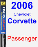 Passenger Wiper Blade for 2006 Chevrolet Corvette - Vision Saver