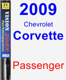 Passenger Wiper Blade for 2009 Chevrolet Corvette - Vision Saver