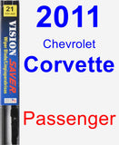 Passenger Wiper Blade for 2011 Chevrolet Corvette - Vision Saver