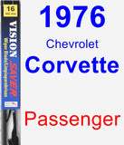 Passenger Wiper Blade for 1976 Chevrolet Corvette - Vision Saver