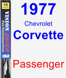 Passenger Wiper Blade for 1977 Chevrolet Corvette - Vision Saver