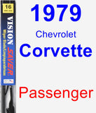Passenger Wiper Blade for 1979 Chevrolet Corvette - Vision Saver