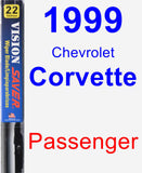 Passenger Wiper Blade for 1999 Chevrolet Corvette - Vision Saver