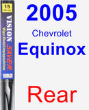Rear Wiper Blade for 2005 Chevrolet Equinox - Vision Saver
