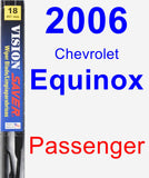 Passenger Wiper Blade for 2006 Chevrolet Equinox - Vision Saver