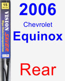 Rear Wiper Blade for 2006 Chevrolet Equinox - Vision Saver