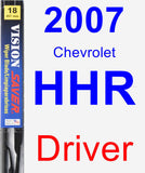 Driver Wiper Blade for 2007 Chevrolet HHR - Vision Saver