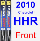 Front Wiper Blade Pack for 2010 Chevrolet HHR - Vision Saver