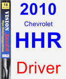 Driver Wiper Blade for 2010 Chevrolet HHR - Vision Saver
