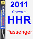 Passenger Wiper Blade for 2011 Chevrolet HHR - Vision Saver