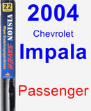Passenger Wiper Blade for 2004 Chevrolet Impala - Vision Saver
