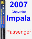 Passenger Wiper Blade for 2007 Chevrolet Impala - Vision Saver