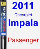 Passenger Wiper Blade for 2011 Chevrolet Impala - Vision Saver