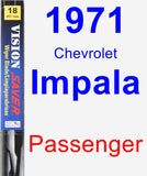 Passenger Wiper Blade for 1971 Chevrolet Impala - Vision Saver