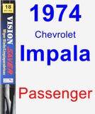 Passenger Wiper Blade for 1974 Chevrolet Impala - Vision Saver