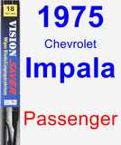 Passenger Wiper Blade for 1975 Chevrolet Impala - Vision Saver