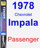 Passenger Wiper Blade for 1978 Chevrolet Impala - Vision Saver