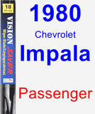 Passenger Wiper Blade for 1980 Chevrolet Impala - Vision Saver