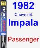 Passenger Wiper Blade for 1982 Chevrolet Impala - Vision Saver