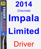 Driver Wiper Blade for 2014 Chevrolet Impala Limited - Vision Saver