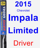 Driver Wiper Blade for 2015 Chevrolet Impala Limited - Vision Saver