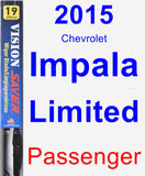 Passenger Wiper Blade for 2015 Chevrolet Impala Limited - Vision Saver