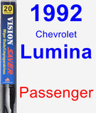Passenger Wiper Blade for 1992 Chevrolet Lumina - Vision Saver
