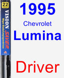 Driver Wiper Blade for 1995 Chevrolet Lumina - Vision Saver