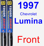 Front Wiper Blade Pack for 1997 Chevrolet Lumina - Vision Saver