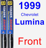 Front Wiper Blade Pack for 1999 Chevrolet Lumina - Vision Saver