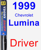 Driver Wiper Blade for 1999 Chevrolet Lumina - Vision Saver