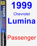 Passenger Wiper Blade for 1999 Chevrolet Lumina - Vision Saver