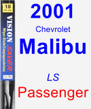 Passenger Wiper Blade for 2001 Chevrolet Malibu - Vision Saver