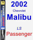 Passenger Wiper Blade for 2002 Chevrolet Malibu - Vision Saver