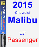 Passenger Wiper Blade for 2015 Chevrolet Malibu - Vision Saver