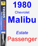 Passenger Wiper Blade for 1980 Chevrolet Malibu - Vision Saver