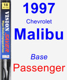 Passenger Wiper Blade for 1997 Chevrolet Malibu - Vision Saver