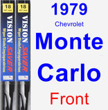 Front Wiper Blade Pack for 1979 Chevrolet Monte Carlo - Vision Saver