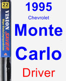 Driver Wiper Blade for 1995 Chevrolet Monte Carlo - Vision Saver