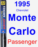 Passenger Wiper Blade for 1995 Chevrolet Monte Carlo - Vision Saver