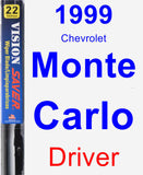 Driver Wiper Blade for 1999 Chevrolet Monte Carlo - Vision Saver