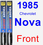 Front Wiper Blade Pack for 1985 Chevrolet Nova - Vision Saver