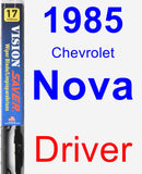Driver Wiper Blade for 1985 Chevrolet Nova - Vision Saver
