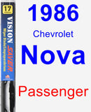 Passenger Wiper Blade for 1986 Chevrolet Nova - Vision Saver