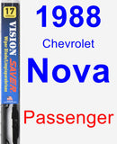 Passenger Wiper Blade for 1988 Chevrolet Nova - Vision Saver