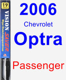 Passenger Wiper Blade for 2006 Chevrolet Optra - Vision Saver