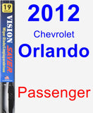 Passenger Wiper Blade for 2012 Chevrolet Orlando - Vision Saver