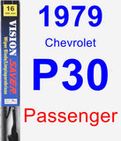 Passenger Wiper Blade for 1979 Chevrolet P30 - Vision Saver